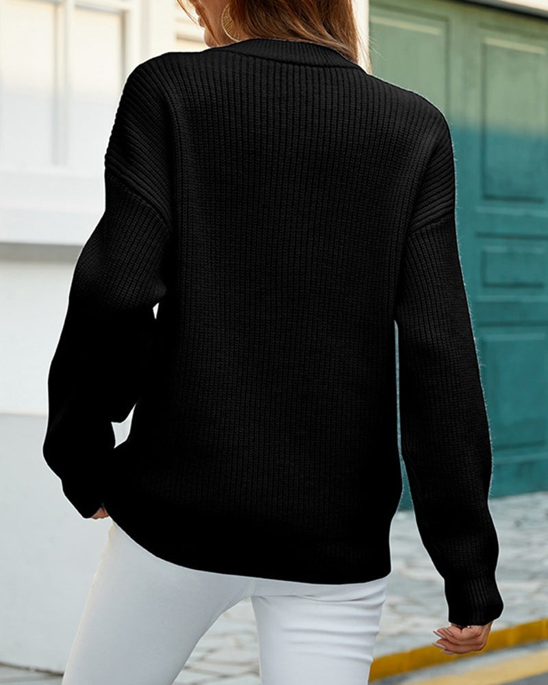 Opal | Thick Round Neck Sweater